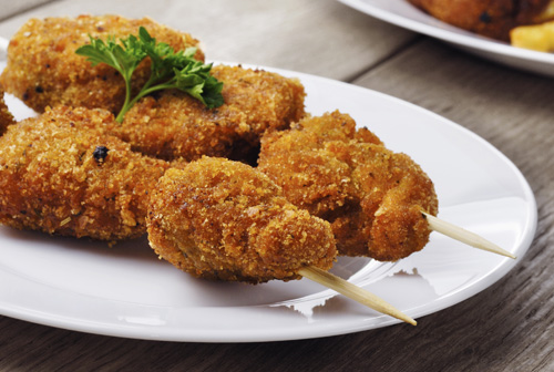 Chicken Cutlet Skewers (Spiedini) Photo